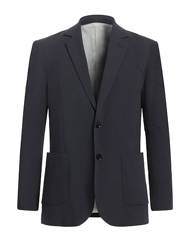 LIU •JO MAN Blazer Midnight blue 98% Cotton, 2% Elastane