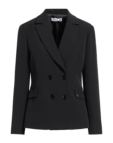 PLEASE Giacca Nero 96% Poliestere, 4% Elastan