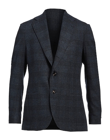 DE PETRILLO Blazer Midnight blue 92% Virgin Wool, 8% Cashmere