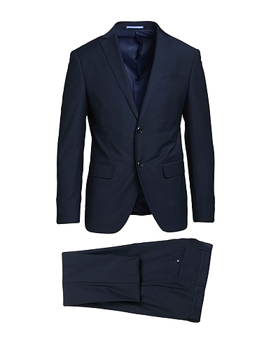 DOMENICO TAGLIENTE Suits Navy 68% Polyester, 29% Viscose, 3% Elastane