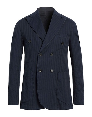 MARTIN ZELO Blazer Navy 98% Cotton, 2% Elastane