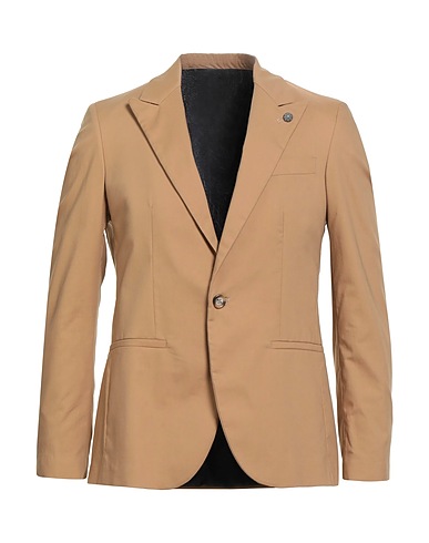 OFFICINA 36 Blazer Sand 71% Cotton, 26% Nylon, 3% Elastane