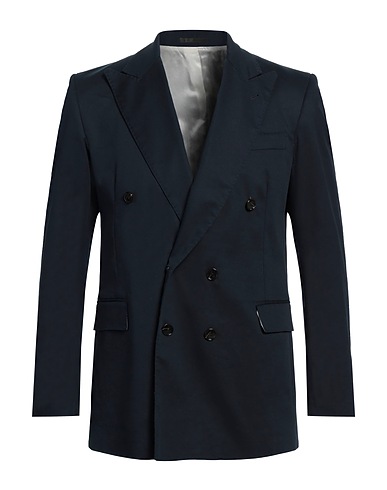 GRIFONI Blazer Blu notte 97% Cotone, 3% Elastan