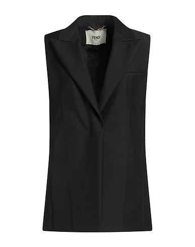 FENDI Waistcoat 60% Mohair wool, 40% Wool