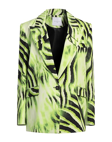GAëLLE Paris Giacca Verde lime 88% Poliestere, 12% Elastan