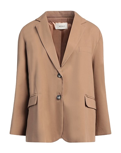 VICOLO Blazer Light brown 97% Cotton, 3% Elastane