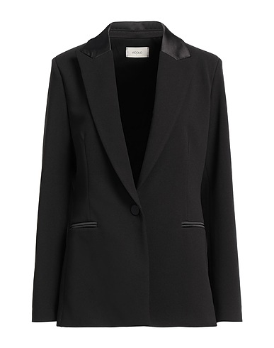 VICOLO Blazer Black 95% Polyester, 5% Elastane