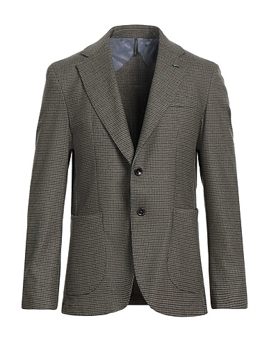 HARMONT & BLAINE Blazer Military green 47% Wool, 44% Polyurethane, 4% Polyamide, 4% Cashmere, 1% Elastane