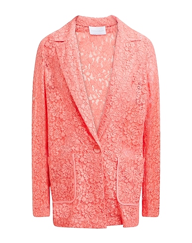 DIANA GALLESI Blazer Salmon pink 37% Polyamide, 33% Viscose, 30% Cotton