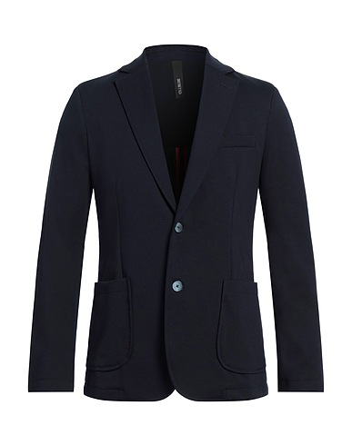DISTRETTO 12 Blazer Midnight blue 67% Cotton, 28% Nylon, 5% Elastane