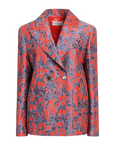 NATHALIE VLEESCHOUWER Blazer Orange 63% Polyester, 20% Viscose, 17% Cotton