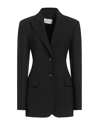 SPORTMAX Blazer Black 96% Virgin Wool, 4% Elastane