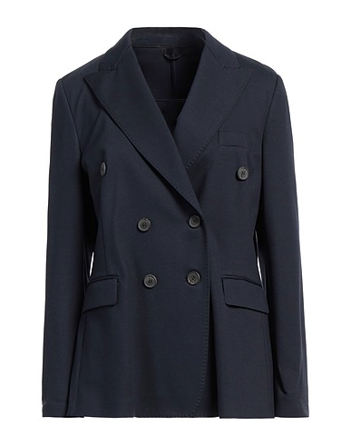 KILTIE Blazer Navy blue 69% Viscose, 25% Polyamide, 6% Elastane