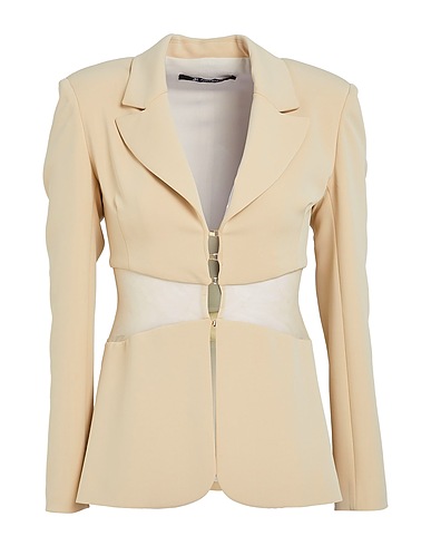 ANNARITA N Blazer Sand 95% Polyester, 5% Elastane