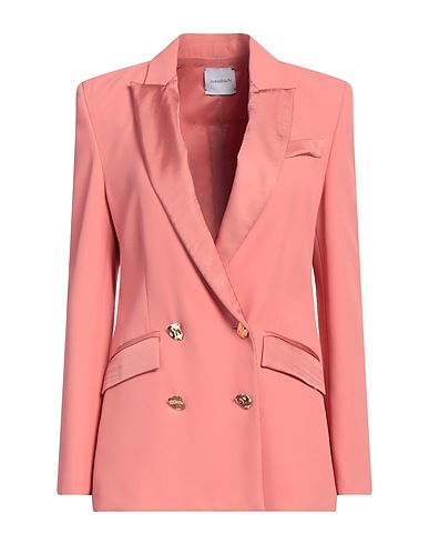 ANNARITA N Jackett Rosa 100% Polyester, Elastan