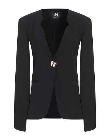 ANNARITA N Jacket Black 96% Polyester, 4% Elastane