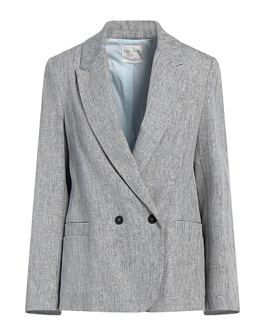 FORTE_FORTE Giacca Grigio 66% Lino, 21% Cotone, 7% Poliestere, 6% Poliammide