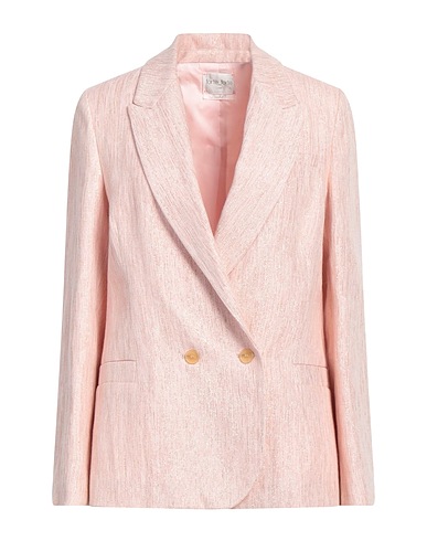 FORTE_FORTE Giacca Rosa 66% Lino, 21% Cotone, 7% Poliestere, 6% Poliammide
