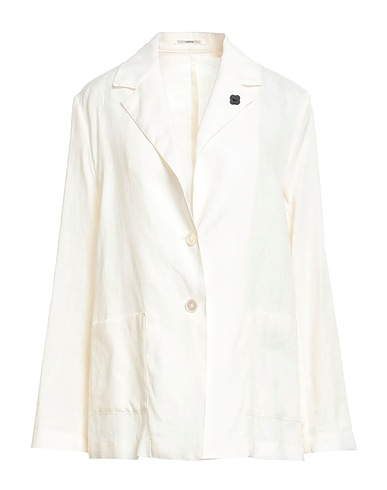 LARDINI テーラードジャケット アイボリー リネン 100%