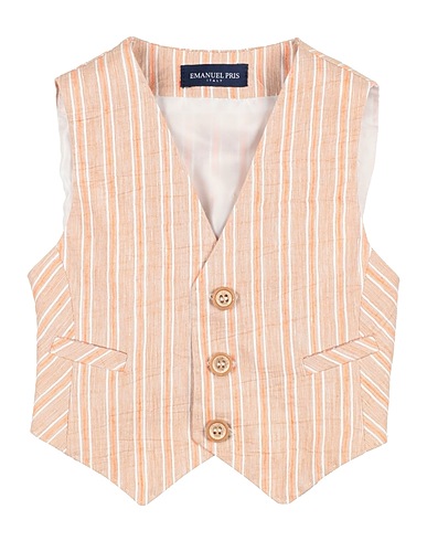 MANUELL & FRANK Anzugweste Sand 45% Baumwolle, 30% Polyester, 20% Leinen, 5% Andere Fasern