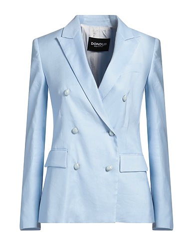 DONDUP Giacca Celeste 56% Lino, 41% Viscosa, 3% Elastan