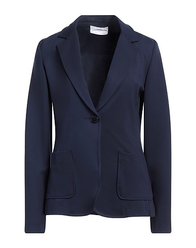 DIANA GALLESI Blazer Midnight blue 60% Viscose, 33% Polyamide, 7% Elastane