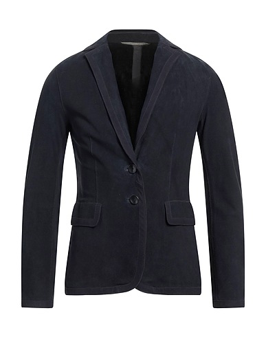 THE JACK AND JACKIE LEATHERS Blazer Midnight blue Leather