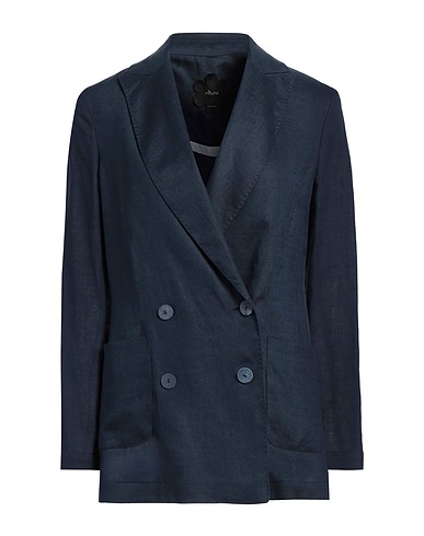 MOUCHE テーラードジャケット ネイビー リネン 100%