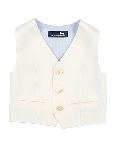 HARMONT & BLAINE Anzugweste Off white 60% Baumwolle, 30% Leinen, 10% Polyester
