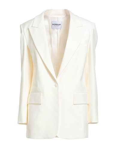 DONDUP Blazer Cream 99% Virgin Wool, 1% Elastane