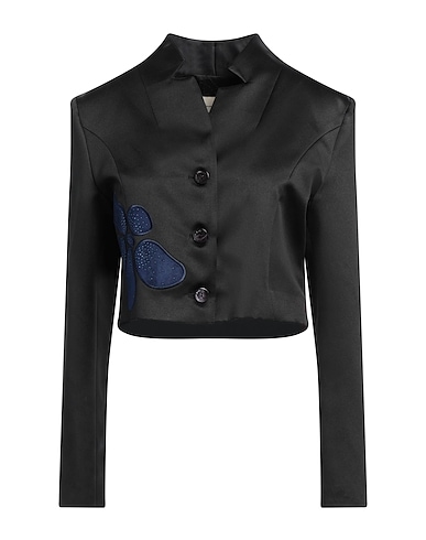 ALESSIA SANTI Blazer NERO 100% Polyester, Elastane
