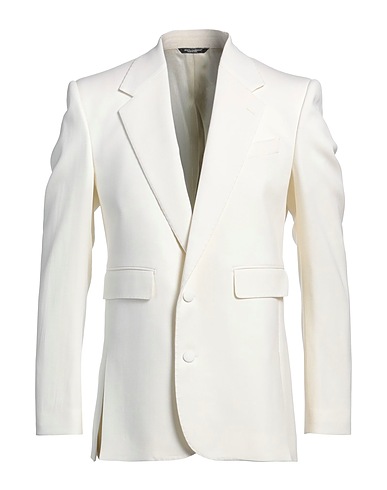 DOLCE&GABBANA Blazer Cream 98% Virgin Wool, 2% Elastane