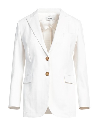 SAULINA Milano Blazer White 70% Cotton, 27% Polyester, 3% Elastane