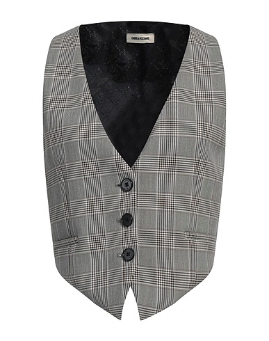 ZADIG&VOLTAIRE Waistcoat 68% Polyester, 28% Viscose, 4% Elastane