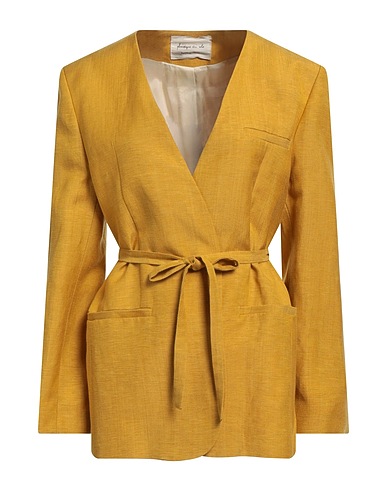 PDR PHISIQUE DU ROLE Jacket Mustard 55% Linen, 45% Viscose