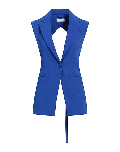 PATRIZIA PEPE Giacca Blu china 89% Poliestere, 11% Elastan