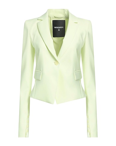 PATRIZIA PEPE Blazer Lime green 97% Polyester, 3% Elastane