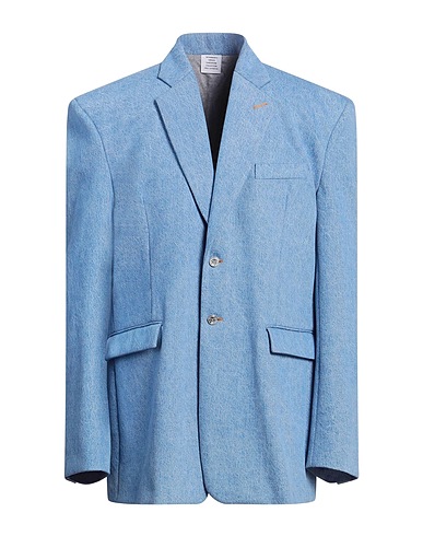 VETEMENTS Blazer Blue 100% Cotton