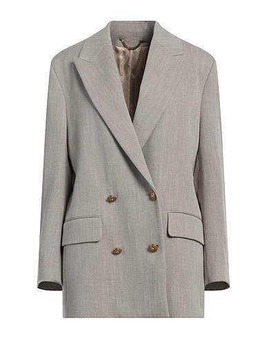 GOLDEN GOOSE Blazer Sage green 100% Cotton, Viscose, Wool