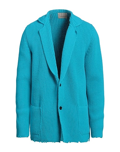 LANEUS Blazer Turquoise 100% Merino Wool
