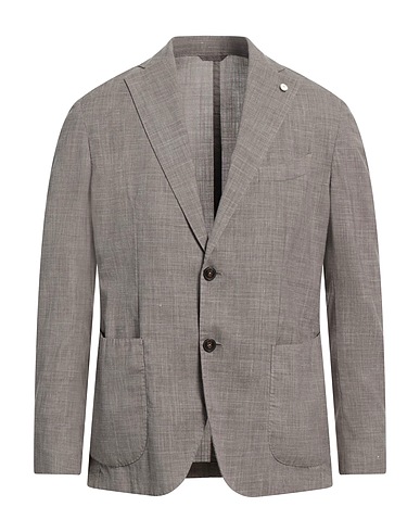 LUIGI BIANCHI Mantova Blazer 50% Wool, 26% Linen, 24% Polyamide
