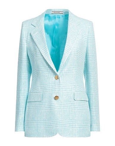 TAGLIATORE 02-05 Blazer Turquoise 37% Viscose, 27% Cotton, 26% Acrylic, 10% Polyamide