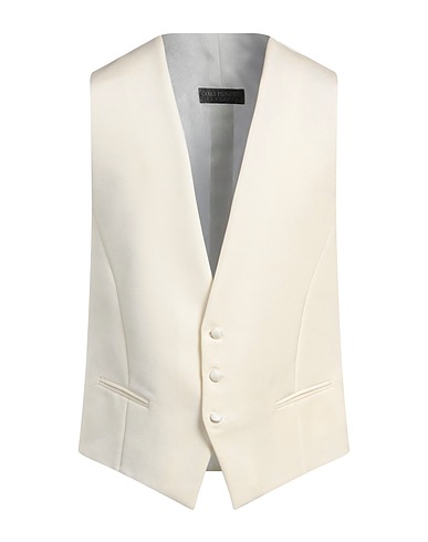 CARLO PIGNATELLI CLASSICO Anzugweste Off white 100% Seide