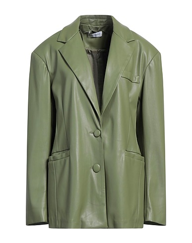 WEILI ZHENG Blazer Sage green 100% Polyurethane