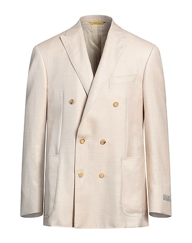 CANALI Blazers Beige 49% Wolle, 30% Seide, 21% Leinen