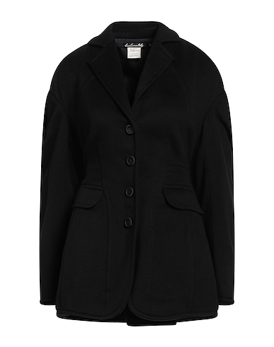 LENA LUMELSKY Blazer Black 100% Cashmere, Polyester