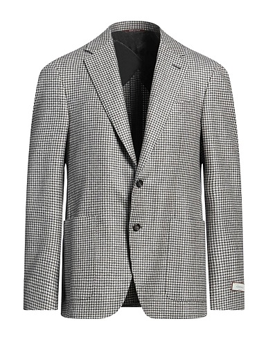 CANALI Blazer Charcoal 98% Wool, 2% Linen