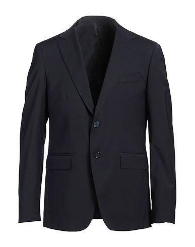 SANTANIELLO Blazer Midnight blue 54% Polyester, 44% Wool, 2% Elastane