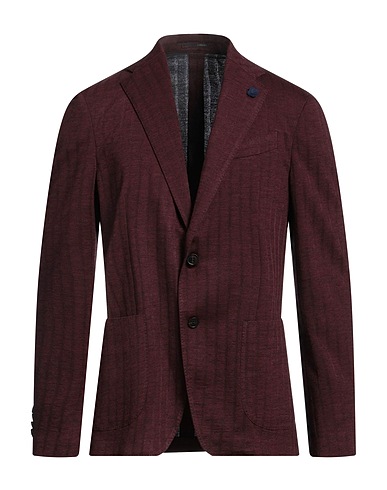 LARDINI テーラードジャケット ボルドー ウール 100%