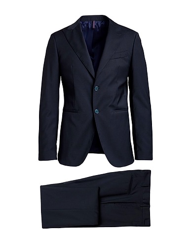 SANTANIELLO Suits Midnight blue 54% Polyester, 44% Wool, 2% Elastane
